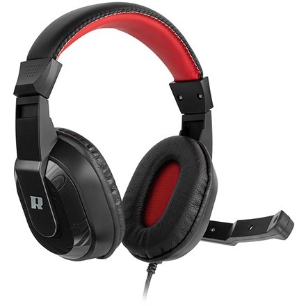 Casti PC GH-10 cu Microfon Cablu 1.8M Negru/Rosu