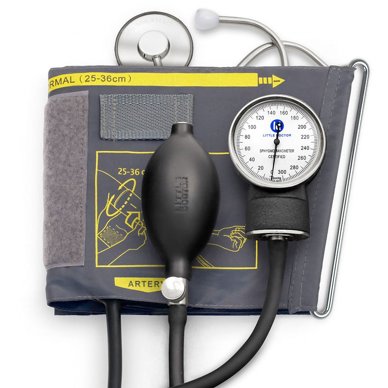 Tensiometru mecanic Little Doctor LD 71A Profesional cu stetoscop atasat