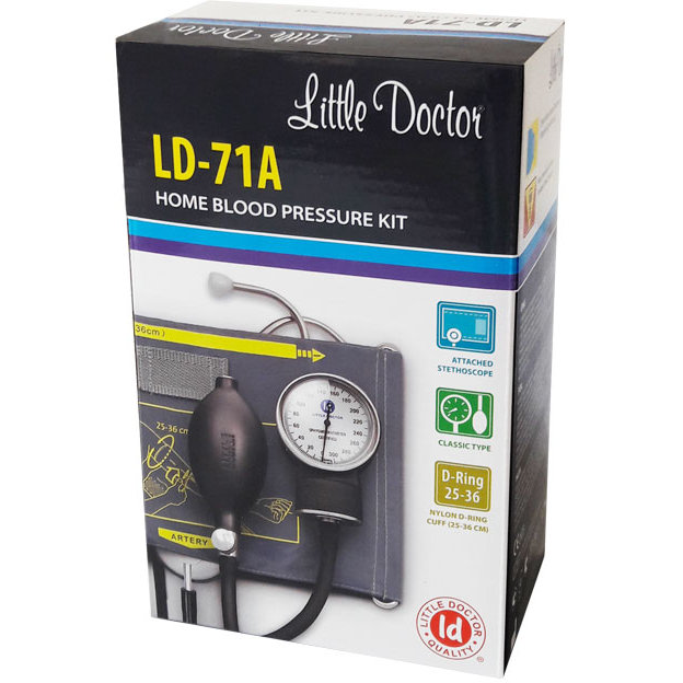 Tensiometru mecanic Little Doctor LD 71A Profesional cu stetoscop atasat — imaginea 2