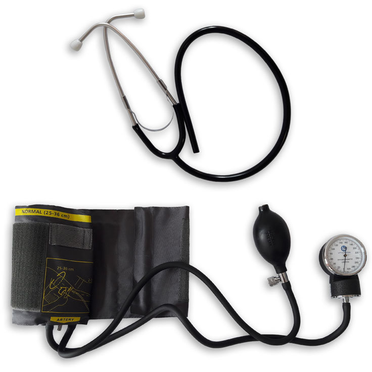 Tensiometru mecanic Little Doctor LD 71A Profesional cu stetoscop atasat — imaginea 4