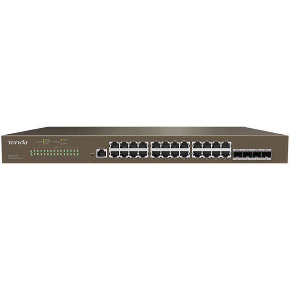 Switch TEG5328F Full Managed Layer 3 Rackmount 24x Gigabit 4x Gigabit SFP