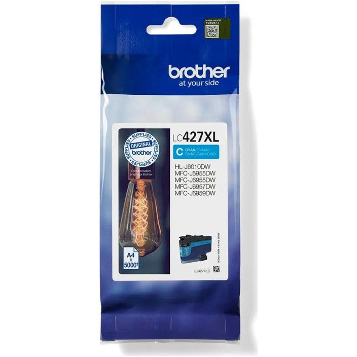 Cartuș Cerneală Brother LC427XLC 5000 Pagini Cyan