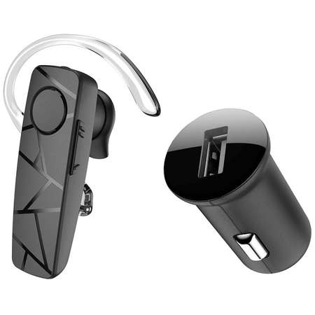 Casca Bluetooth Tellur Vox 60 cu incarcator auto Negru