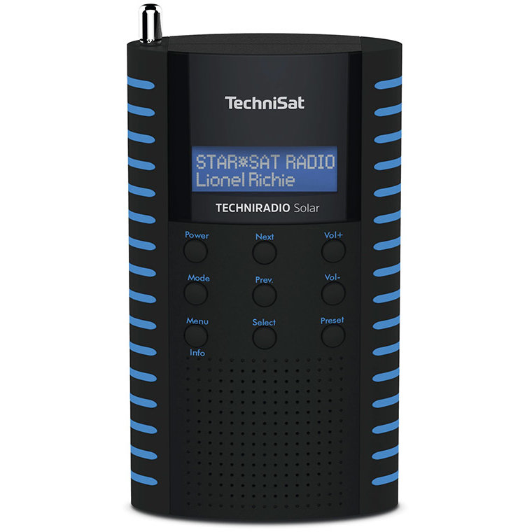Radio TechniRadio Solar Black Blue