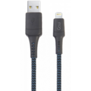 G-LC15-8PINBK Tough USB la Lightning 1.5m Bleumarin / Negru
