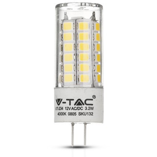 BEC LED SKU-133 G4 3.2W 6400K lumina alba rece