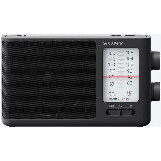 Radio portabil Sony ICF506, FM/AM, Negru - imagine 2
