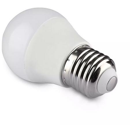 Bec LED Smart V-Tac SKU-2755 E27 G45 4.5W lumina RGB alba calda si rece