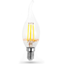 Bec cu filament LED V-Tac SKU-4366 Dimabil E14 4W 2700K lumina alba calda