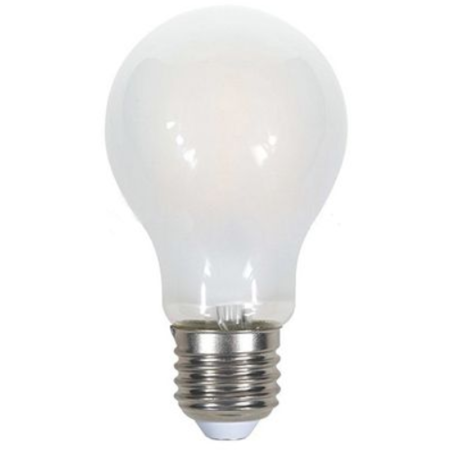 Bec LED cu filament V-Tac SKU-7180 Sticla mata A60 E27 5W 6400K lumina alba rece