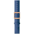 Silicone Wristband 18mm w Rose Gold buckle pentru Scanwatch 38mm, Steel HR 36mm, Withings Move, Move ECG Steel - Deep Blue