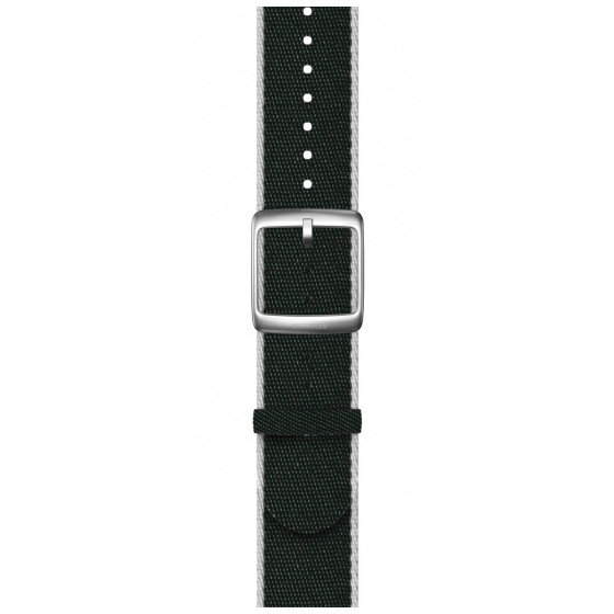 Curea smartwatch Polyethylene terephthalate Wristband 20mm w Silver buckle pentru Scanwatch 42mm, Sc