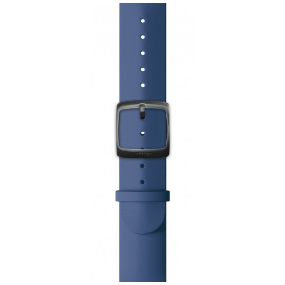 Curea smartwatch Wristband pentru Steel HR 40mm, Stell HR Sport, Scanwatch 42mm Deep Blue Silicone Sport