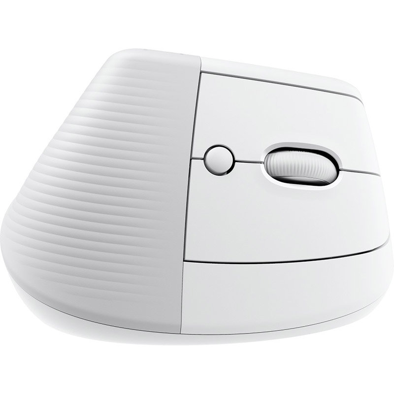 Mouse Logitech Lift Vertical Ergonomic Off White Pale Grey — imaginea 2