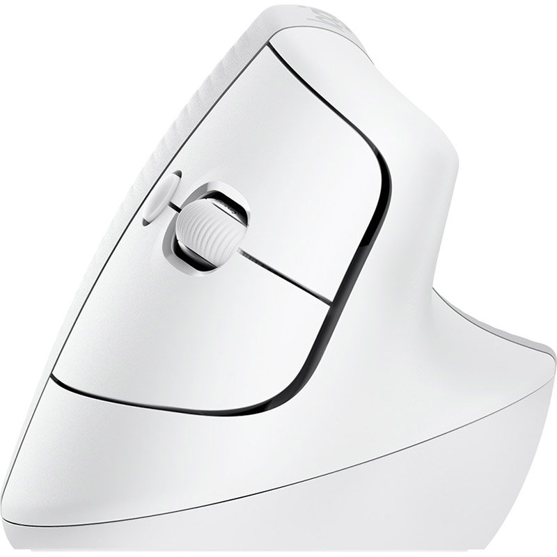 Mouse Logitech Lift Vertical Ergonomic Off White Pale Grey — imaginea 4