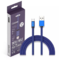 Cablu de date V-Tac 8496 Ruby Edition microUSB 1m Albastru