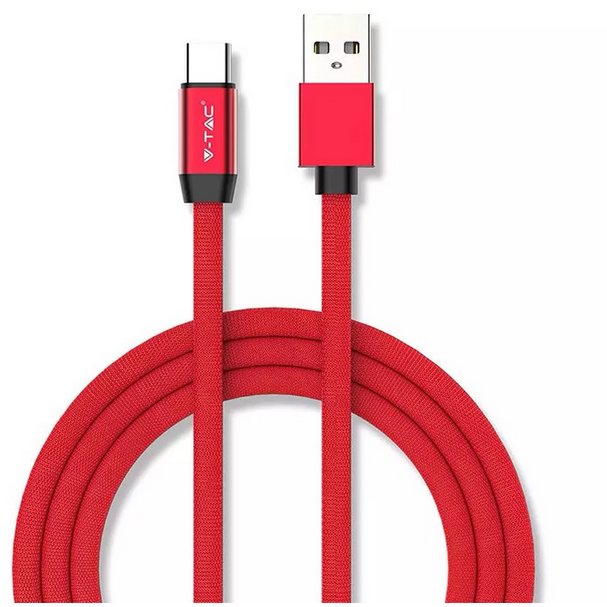 Cablu de date 8631 Ruby Edition USB tip C 1m Rosu