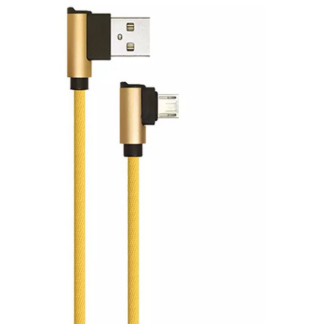 Cablu de date 8637 Diamond Edition microUSB 1m Auriu