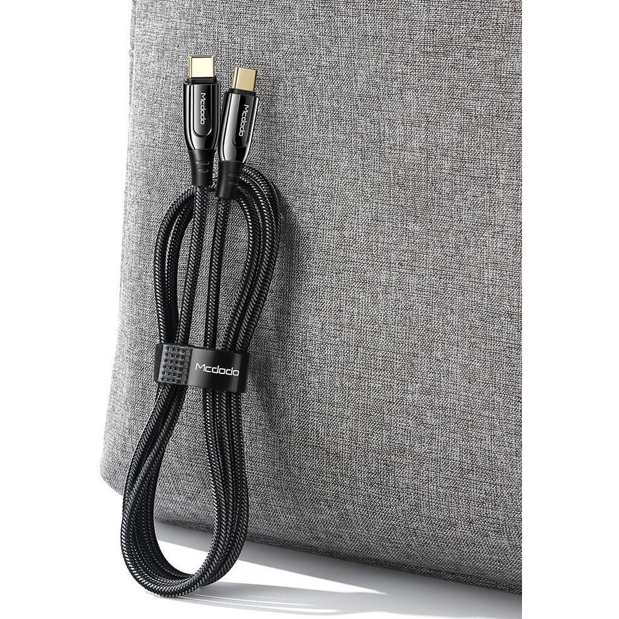 Cablu de date Super Charge Type-C la Type-C 1.2m 100W Negru