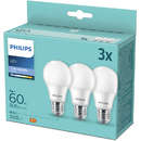 Pachet 3 becuri LED Philips 60W A60 E27 CDL FR ND