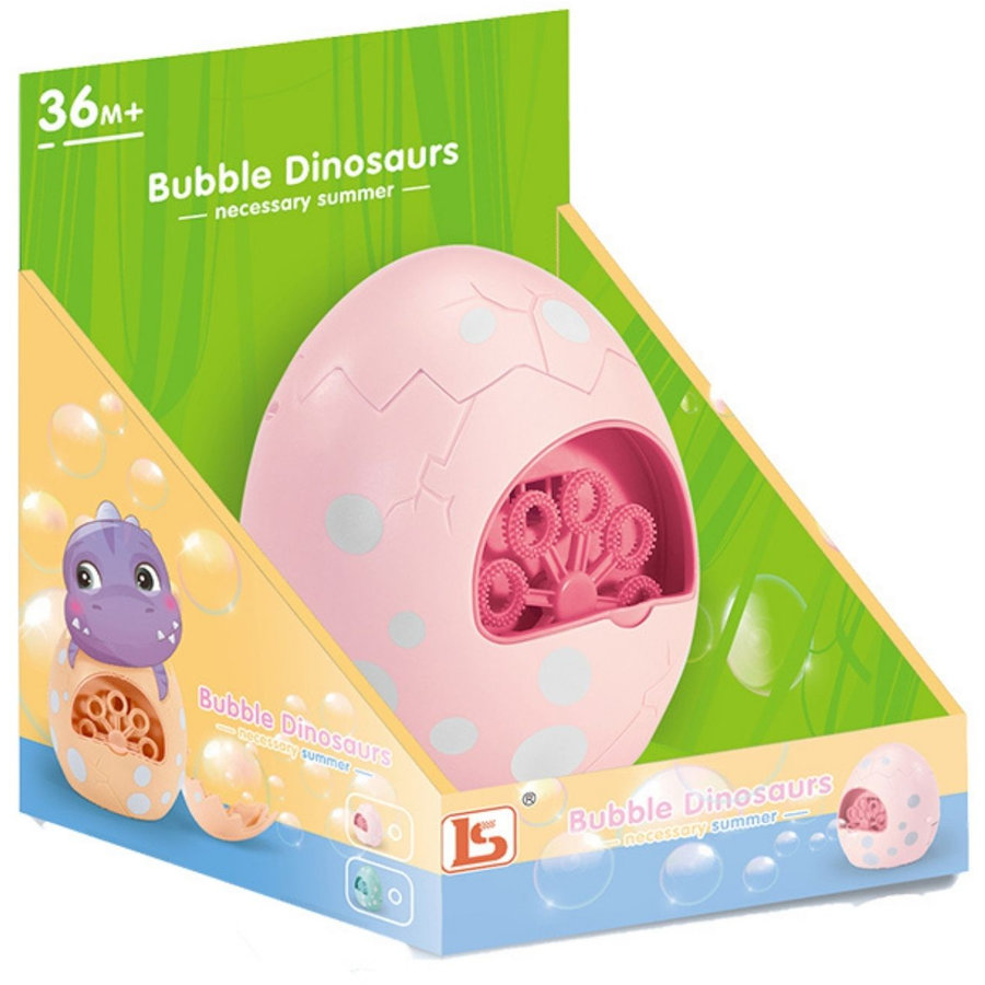 Aparat de facut baloane de sapun Ou Dinozaur cu baterii