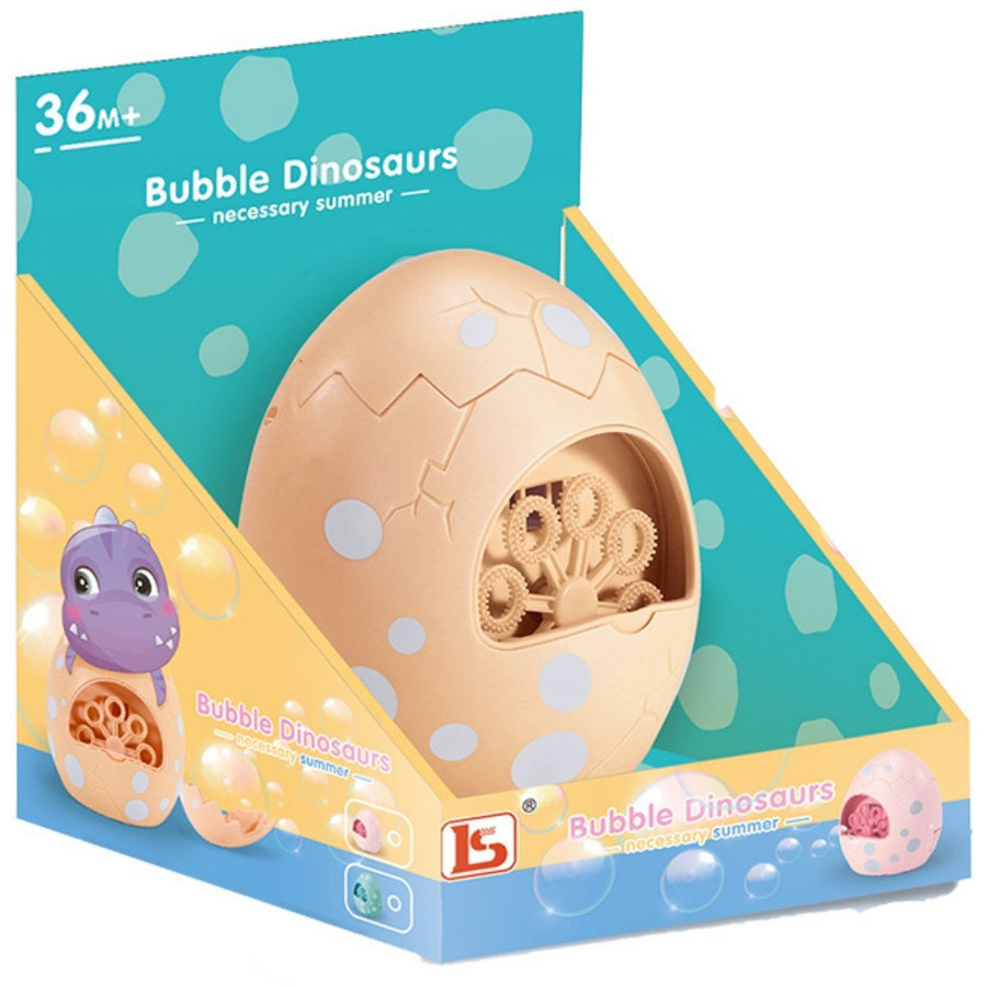 Aparat de facut baloane de sapun Ou Dinozaur cu baterii