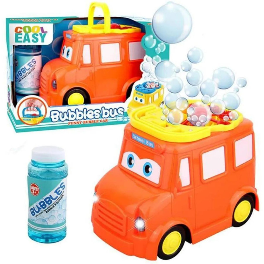 Jucarie de facut baloane de sapun Autobuz Red