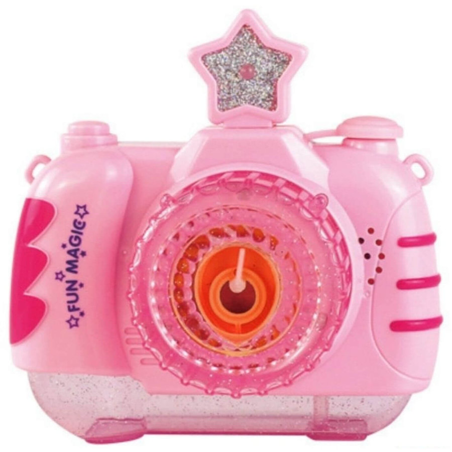 Jucarie de facut baloane de sapun Aparat foto Pink