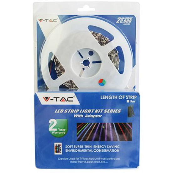 Kit Banda LED 2353 SMD5050 60LED/M IP20 5m RGB