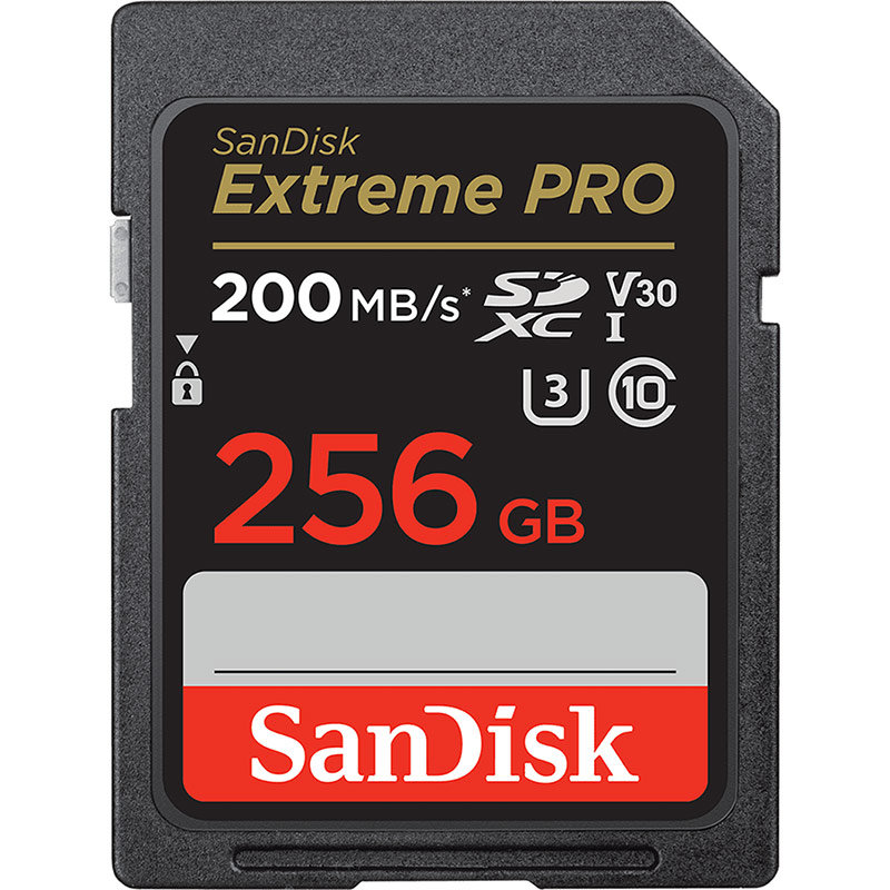 Card Extreme PRO R200/W140 SDXC 256GB UHS-I U3 Clasa 10