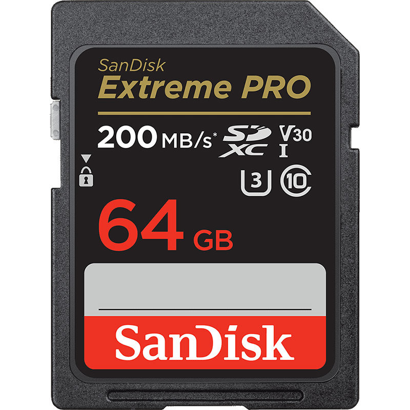 Card Extreme PRO R200/W90 SDXC 64GB UHS-I U3 Clasa 10