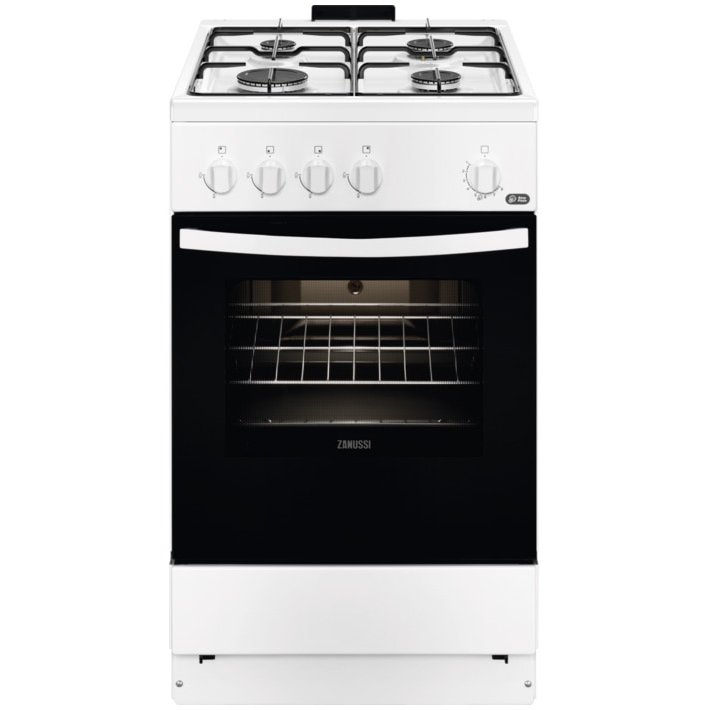 Aragaz ZCG510V1WA Gaz 4 arzatoare 50cm White