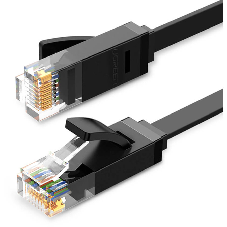 Patchcord UTP Cat6 0.5m Black