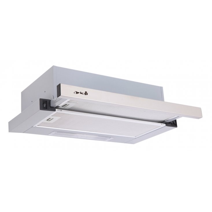 Hota incorporabila telescopica ATH-265AL 300mc/h 2 motoare 60cm Inox
