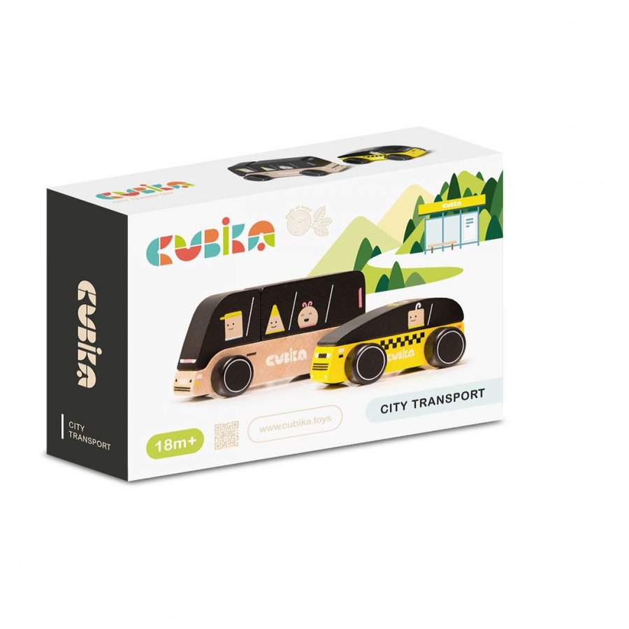 Jucarie din lemn City Truck