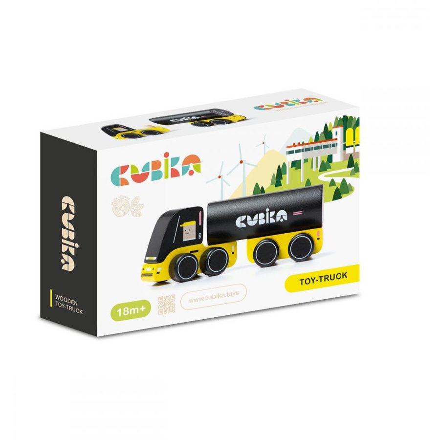 Jucarie din lemn Tank Truck