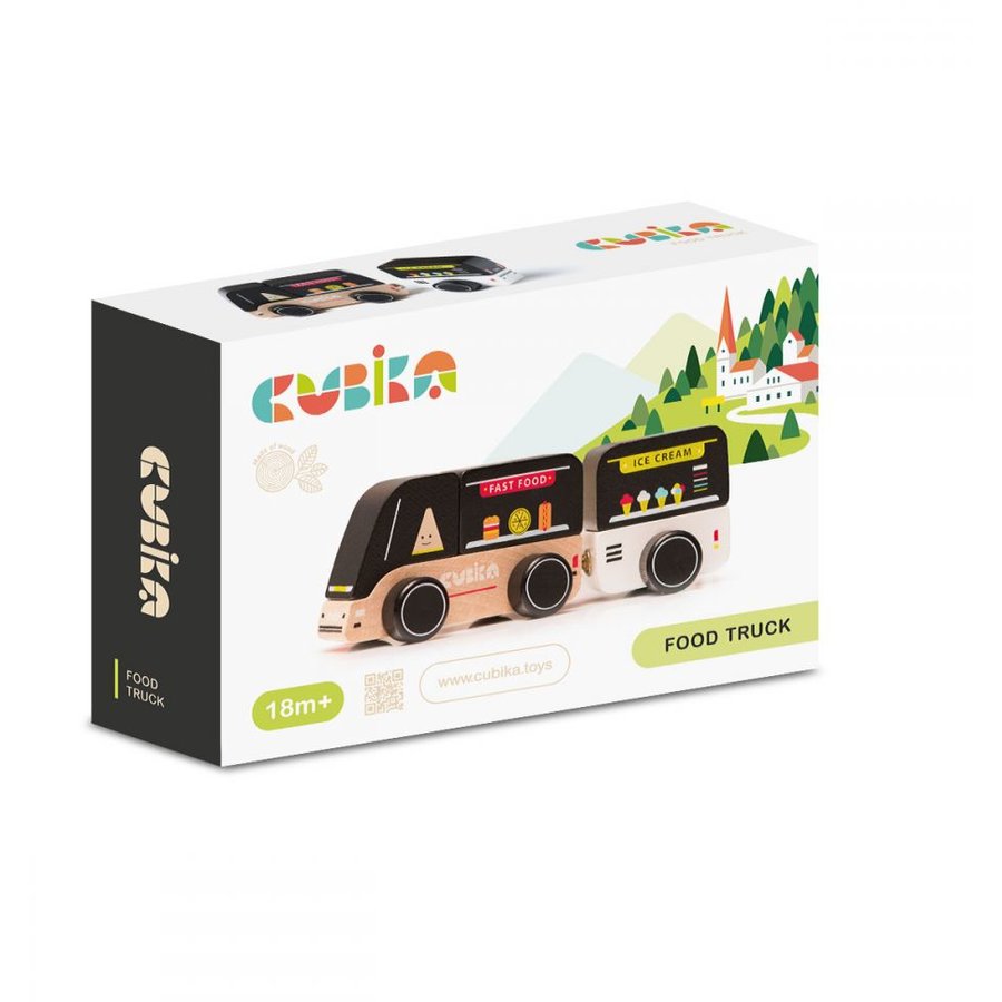 Jucarie din lemn Food Truck