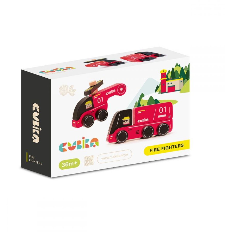 Jucarie din lemn Fire Fighters