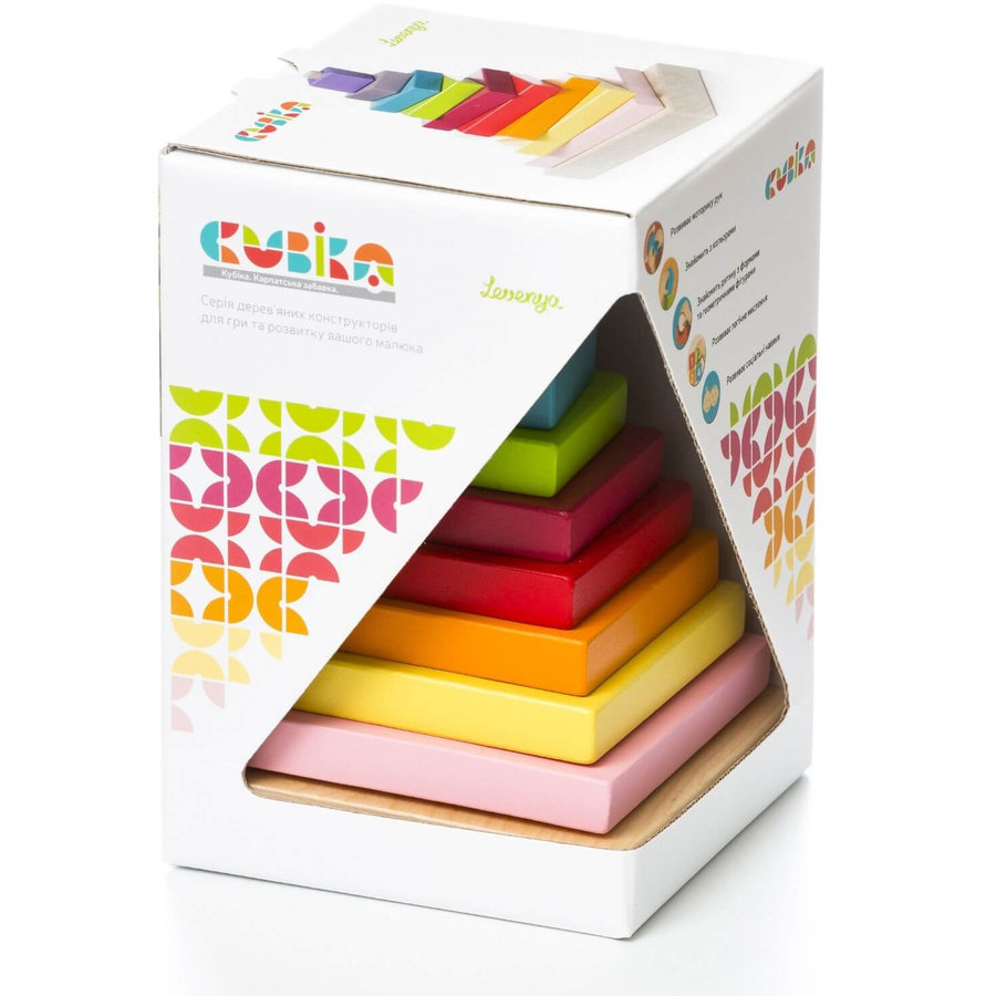 Jucarie educativa Piramida culorilor