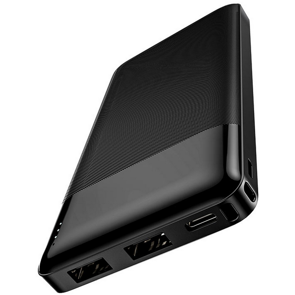 Acumulator extern J72 10000mA Standard Charge 5V Negru