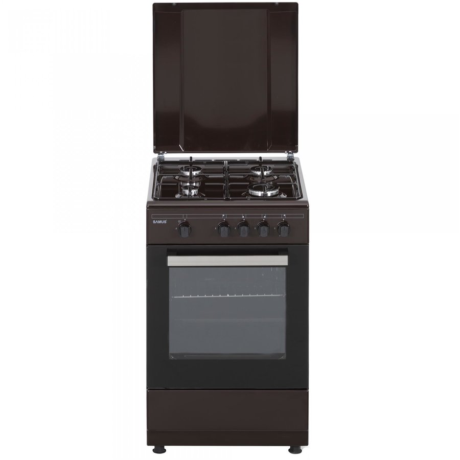 Aragaz SM560MBS Gaz 4 arzatoare Brown