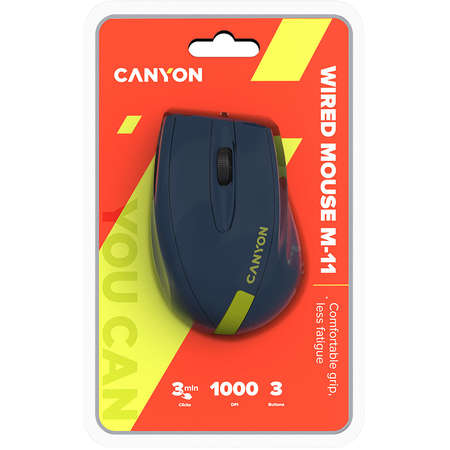 Mouse Canyon M-11 Blue Yellow