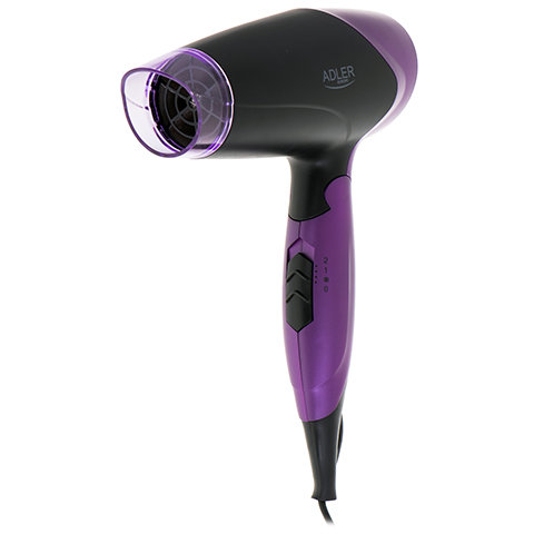 Uscator de Par AD2260 2 viteze 1600W Black Purple