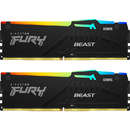 FURY Beast RGB Black 32GB (2x16GB) DDR5 5600MHz CL40 Dual Channel Kit