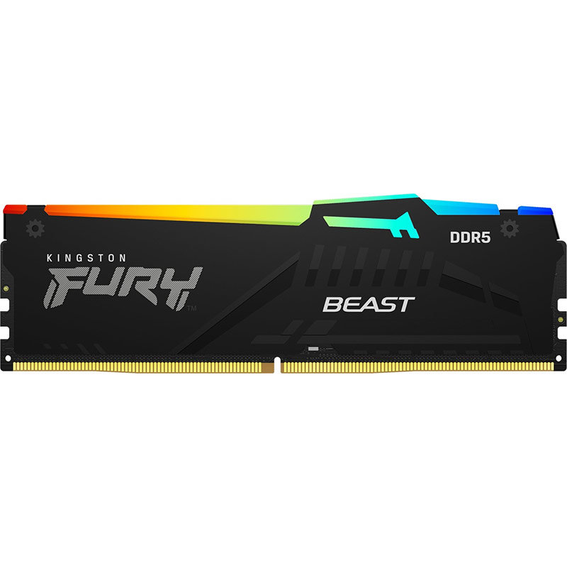 Memorie FURY Beast RGB Black 8GB DDR5 5600MHz CL40