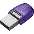 DataTraveler microDuo 3C G3 64GB USB-C 3.0 USB-A 3.0 Purple