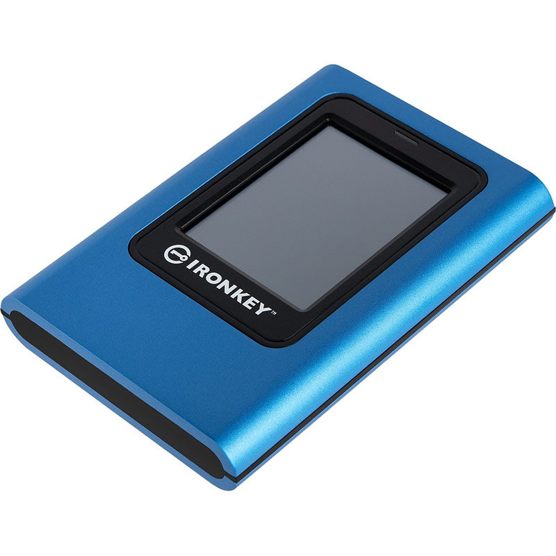 SSD Extern IronKey Vault Privacy 80 960GB USB-C 3.0 Blue