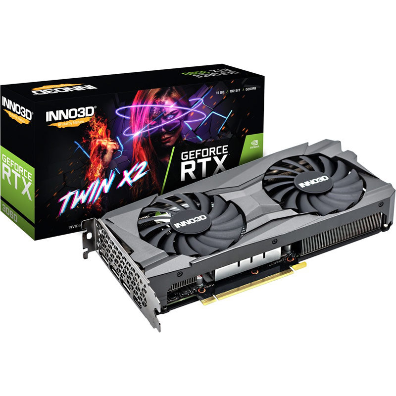 Placa video GeForce RTX 3060 Twin X2 LHR 12GB GDDR6 192bit