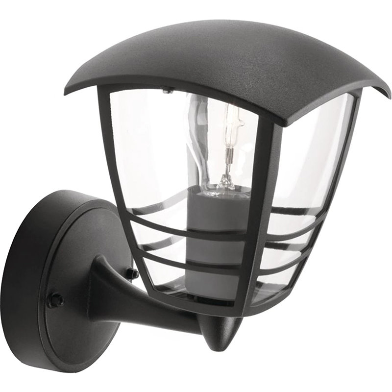 Aplica exterior Philips myGarden Greek E27 1 x 60W fără bec inclus Negru