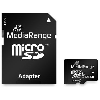 Card de memorie 128GB MicroSDXC Clasa 10 + Adaptor SD